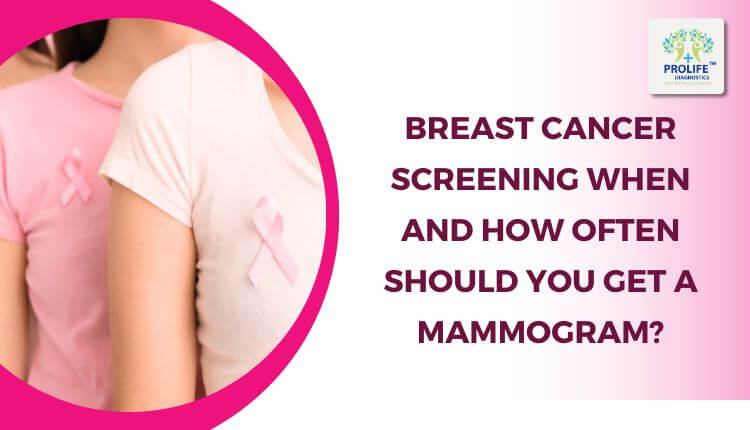 Breast Cancer Screening When and How Often Should You Get a Mammogram