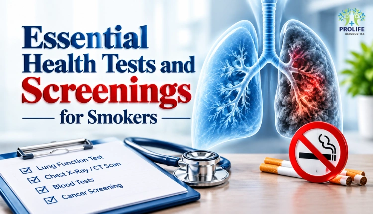 Health tests and preventive screenings for smokers