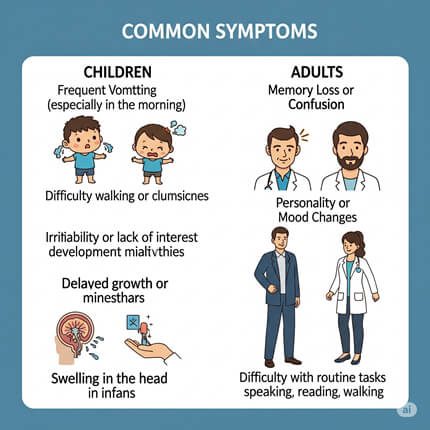 Common Symptoms in Adults vs. Children Common Symptoms in Adults vs. Children